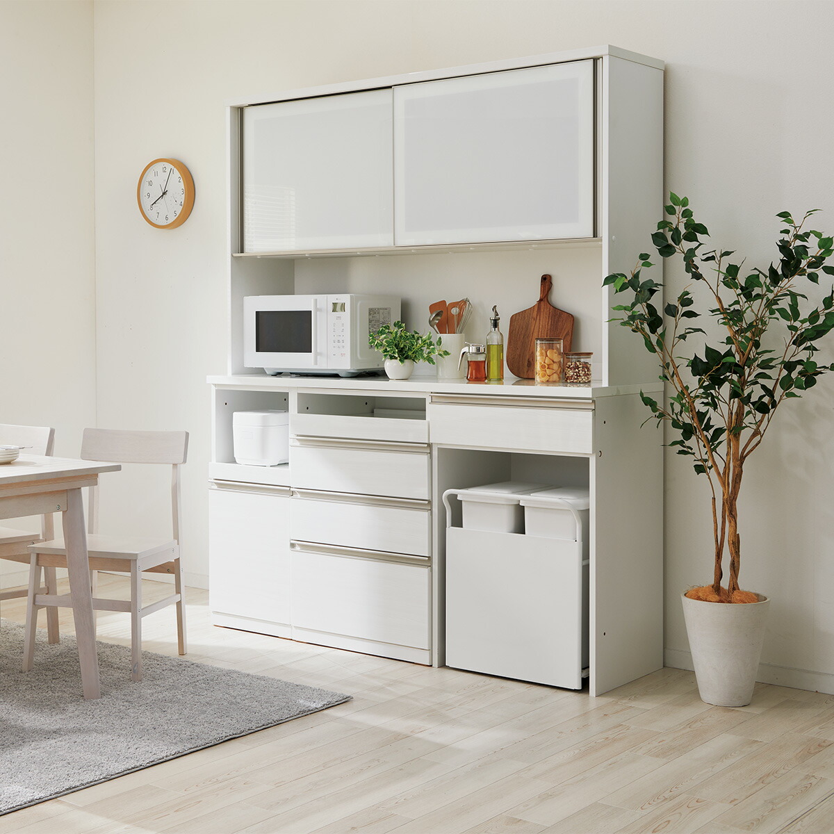 楽天市場】[幅60cm] 下台ハイタイプ 奥行51cm用 (ﾘｶﾞｰﾚ H50-60OP WH