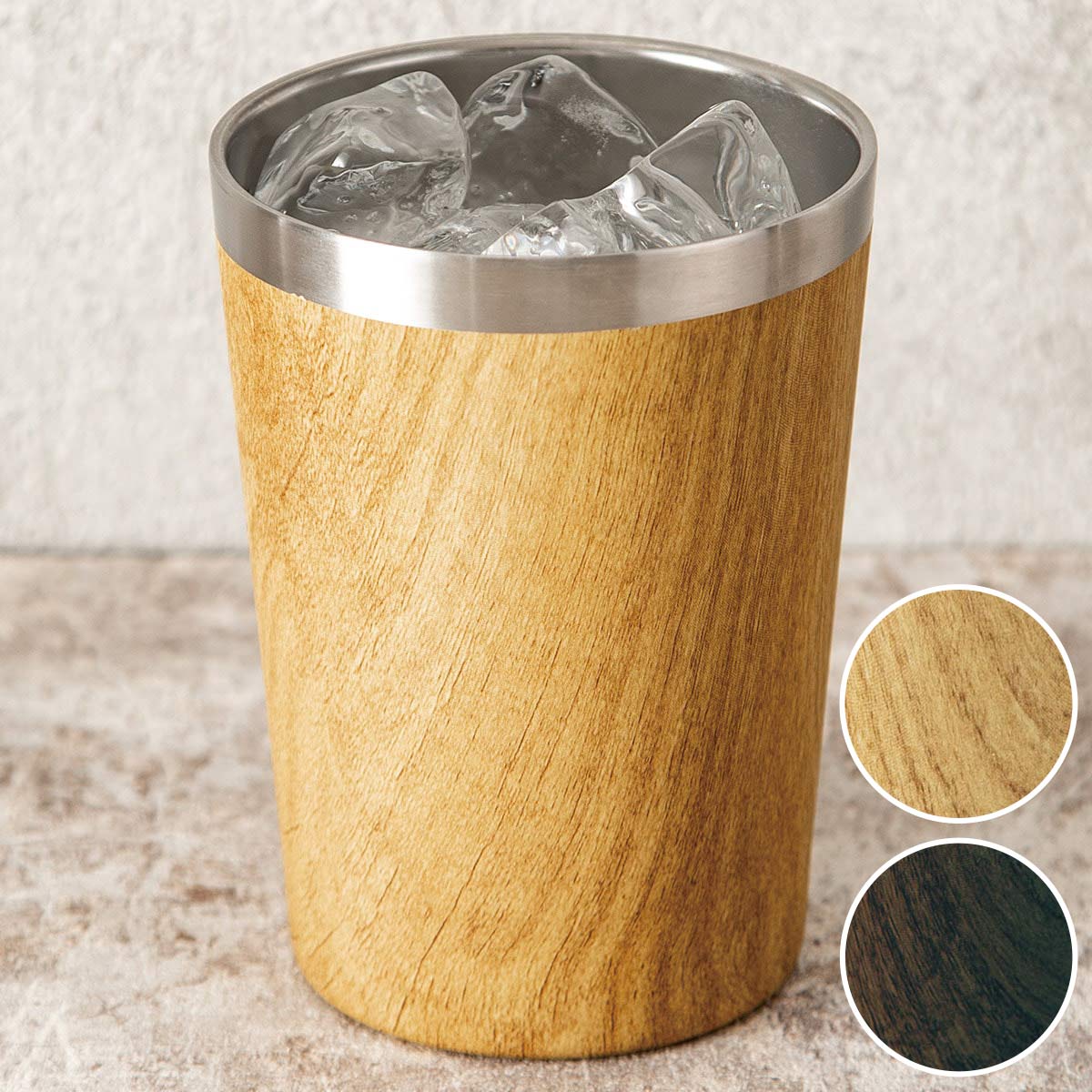 ビンテージ ストライプ タンブラー 2色 ビンテージ ストライプ タンブラー 2色 美術品・アンティーク