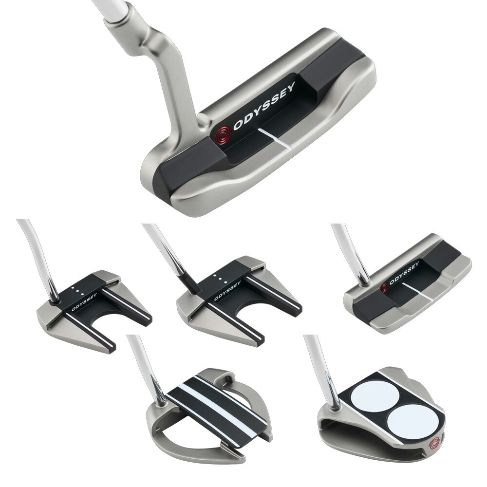 オデッセイ MICROHINGE パター スチール写真立て坑 右利き用 ゴルフ-パター-スポーツ・アウトドア