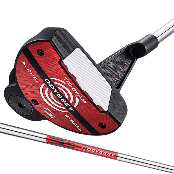 オデッセイ Ai-DUAL TRI-BEAM 2-BALL CS パター 打つこと LAB 90立て坑 2026年 新生産物 右利き用 メンズ ゴルフ野球クラブ