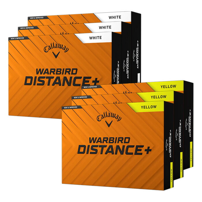 楽天市場】キャロウェイ WARBIRD DISTANCE+ ゴルフボール 2025年モデル
