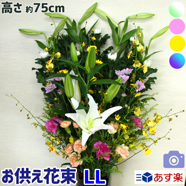 花束 お供え お彼岸 お悔やみ 花 送料込供花束 C お供え花束 お盆 白 菊 ユリ 法事 命日 フラワー 仏花 枕花 即日 盆花