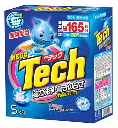 メガテック 洗たく用粉末洗剤 5kg(165回分)