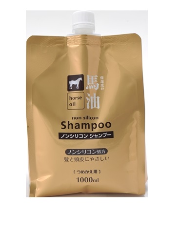 【単品10個】コスメステーション 馬油シャンプー 詰替 1000ml 10個 シャンプー 詰め替え ギフト コスメ 大容量 ノンシリコンシャンプー 買い置き まとめ買い 雑貨 備蓄 消耗品 日用品雑貨 日用消耗品 日用品 送料無料 レビュー特典付き