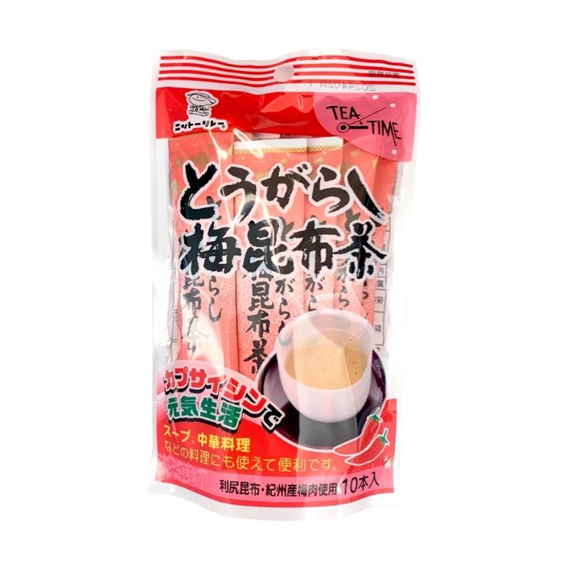 健康茶 とうがらし梅茶 2g×24本×2袋セット うめ茶 こんぶ茶 カプサイシン 唐辛子 昆布茶 送料無料 中古 2g×24本×2袋セット