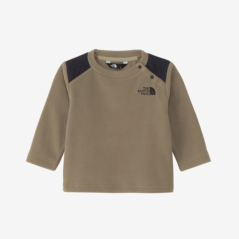ノースフェイス ベビー フリース マイクロフリースクルー マッシュルーム NAB72505 90サイズ 暖か 可愛い THE NORTH FACE 25秋冬｜NIWA SPORTS