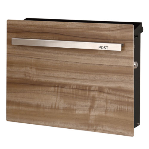 楽天市場】郵便ポスト・ノイエキューブ ウッド シャビ—テイスト