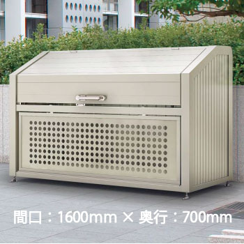 四国・ゴミストッカーGPSN-1612-07SC（910Ｌ ゴミ袋20個 10一門用）[G-822］【相応う不可】【貨物輸送無料】紙くずかご ゴミ取りあつめる庫 砂ぼこりボックス席 ゴミステイション