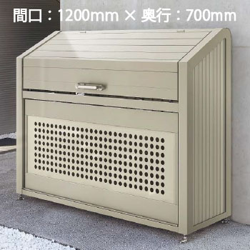 四国・ゴミストッカーGPSN-1214-07SC（800Ｌ ゴミ袋17個 8一門用）[G-862］【相応う不可】【貨物輸送無料】紙くずかご ゴミ取りあつめる庫 砂ぼこりボックス席 ゴミステイション