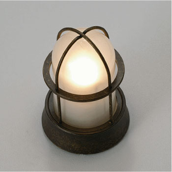 真鍮製ガーデンライト・BH1000 AN FR LE（LED・くもりガラスタイプ）700136[L-534]【対応不可】【全品送料無料】