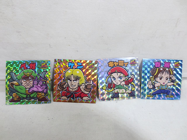 新品同様　ストリートファイター 北九州　ベガ ケン キャミィ　春麗　シール