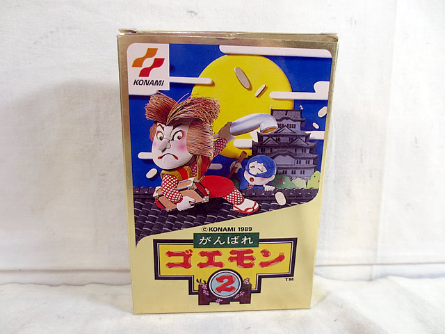 楽天市場】美品 コナミ FC ファミコン がんばれゴエモン からくり道中