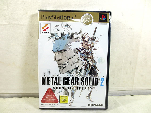 新品　PS2　PlayStation2　メタルギアソリッド2  未開封 Metal Gear Solid 2: (Sony Playstation 2) PS2 CIB Complete