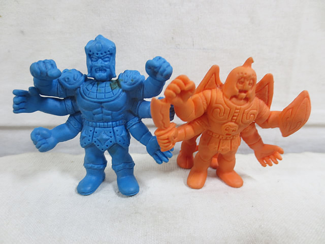 【当時モノ】キン肉マン　消しゴム　アシュラマン　2色　セット　珍色 キン肉マン 消しゴム アシュラマン キン消し レア 希少 当時物