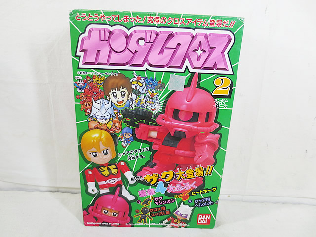 楽天市場】美品 バンダイ SDガンダム ガンダムクロス サザビー ν
