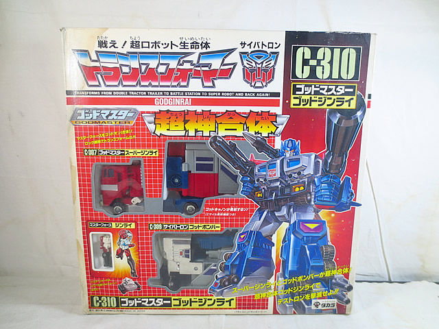 美品 タカラ トランスフォーマー 大御神御師匠さん ゴッドジンライ C-310