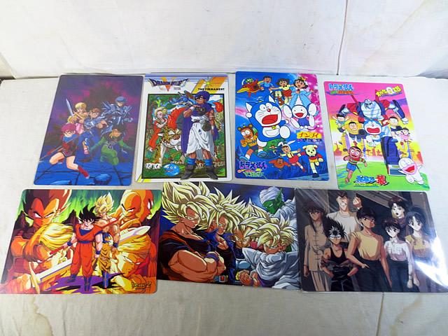 新品 ドラゴンボール 幽遊白書 ダイの大冒険 ドラえもん ドラゴンクエスト 下敷き セット|虹商店
