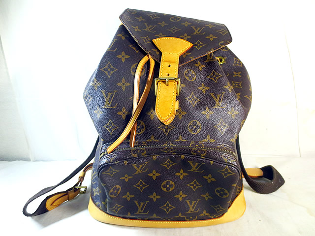 美品 LOUISVUITTON ルイヴィトン モノグラム モン掏摸GM 背嚢 M51135