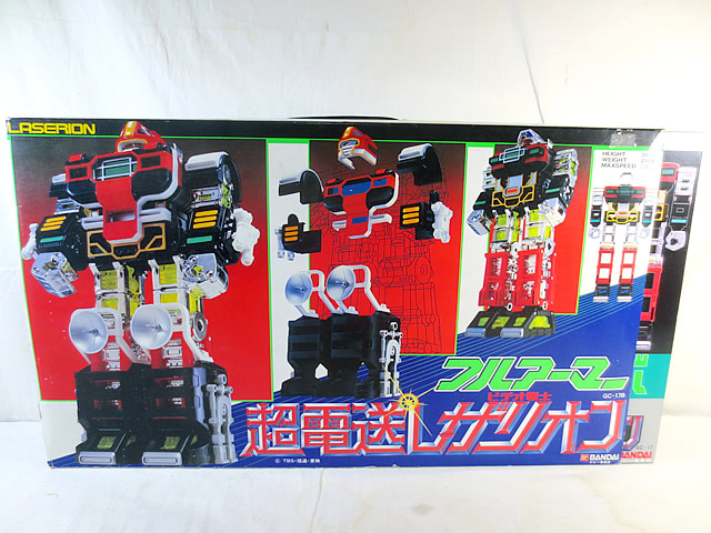 新品 バンダイ 映像媒体下士官兵レザリオン フルアーマー 超電送レザリオン GC-17B
