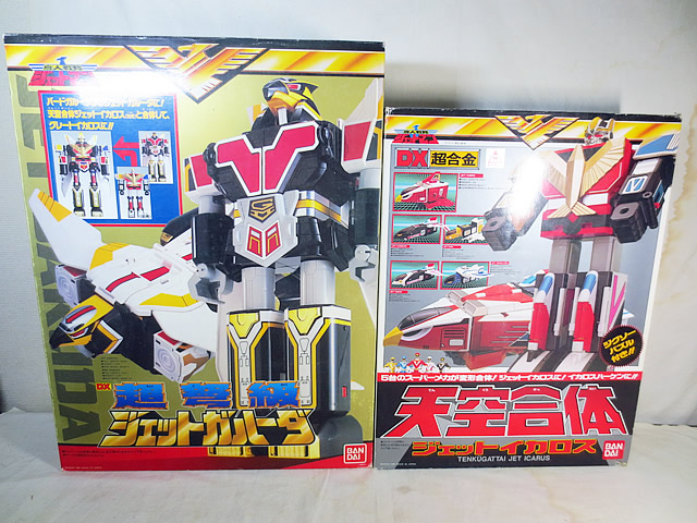バンダイ 箱 鳥人 戦隊 ジェットマン DX 超弩級 ジェットガルーダ イカロス 超弩級 DX ジェットガルーダ (Jet Garuda) レビュー | RoboToyDays
