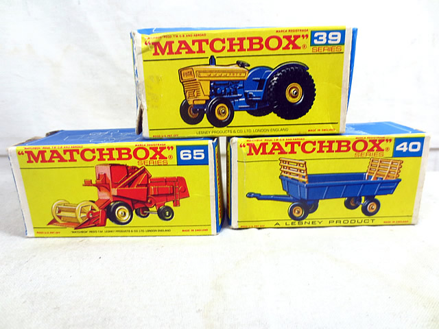 美品 マッチボックス MATCHBOX トラクター トレーラー コンバイン セット