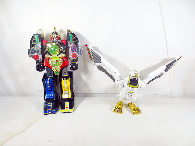 美品 バンダイ ダイレンジャー ターリエン王 カクレンジャー ツバサマル 書き割り