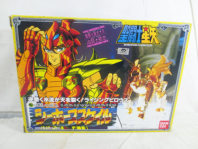 美品　バンダイ 聖闘士星矢 聖闘士聖衣大系 海馬の鱗衣 シーホーススケイル｜虹商店 14,652円