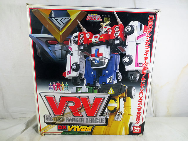 美品 バンダイ 激走中隊カーレンジャー DX VRVロボ