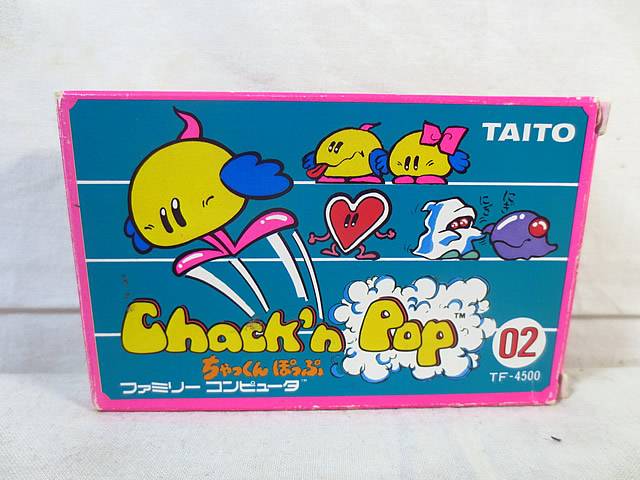 新品同様　タイトー　ファミコン　FC　ちゃっくんぽっぷ｜虹商店