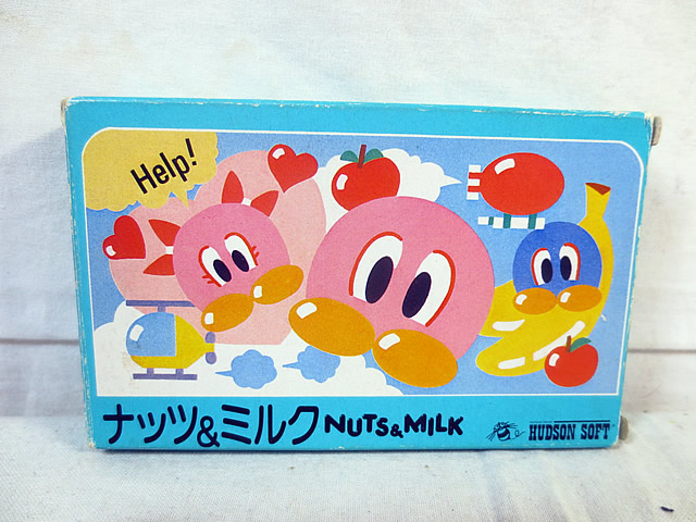 美品 ハドソン ファミコン FC ナッツ&ミルク|虹商店
