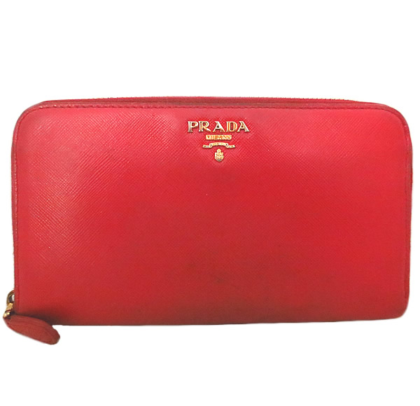楽天市場】【財布】PRADA プラダ ラウンドファスナー 長財布