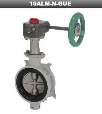 バタフライバルブ 10ALM-N-guce-100A アルミニウム合金＝給水用＝
