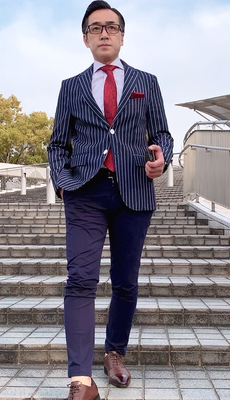 グレー Mサイズ ジャケット ストライプ付き 楽天市場】S9.メンズシングルジャケット/チョークストライプ（グレー