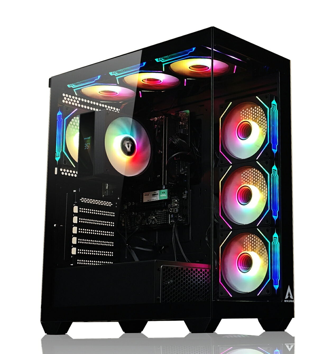 NEWLEAGUE コスパ重視 エントリーゲーミングパソコン Ryzen 5 5600GT  / 16GB / NVMe SSD 512GB / 550W / Windows 11 Pro