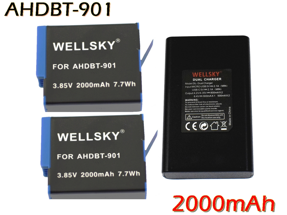 AHDBT-301 AHDBT-302 互換バッテリー 充電器 純正 で充電可能 1200mAh HERO3 ゴープロ バッテリーチャージャー GoPro  純正品と同じよう使用可能