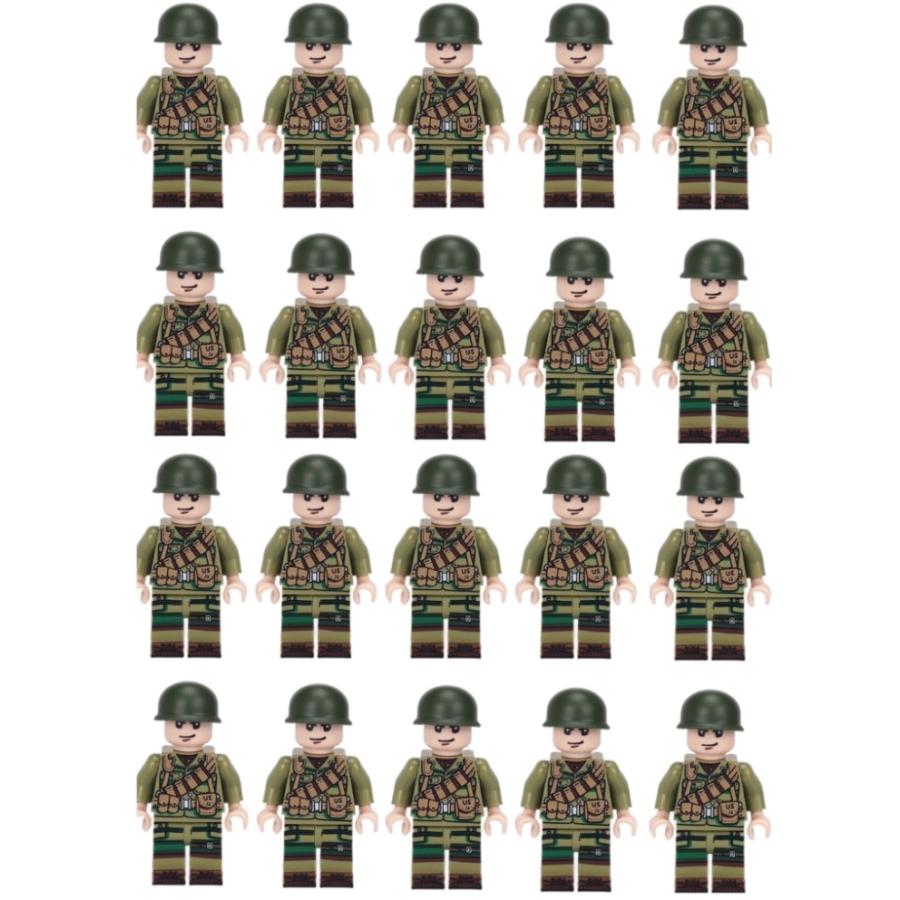 楽天市場】レゴ互換 ミニフィグ 大量20体 イギリス軍 兵士 兵隊 軍人