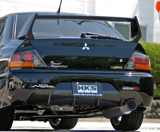 HKS マフラー ハイパワー スペックR ミツビシ ランサーエボリューションIX MR CT9A 4G63(MIVEC TURBO) 06/08-07/09 31030-AM001