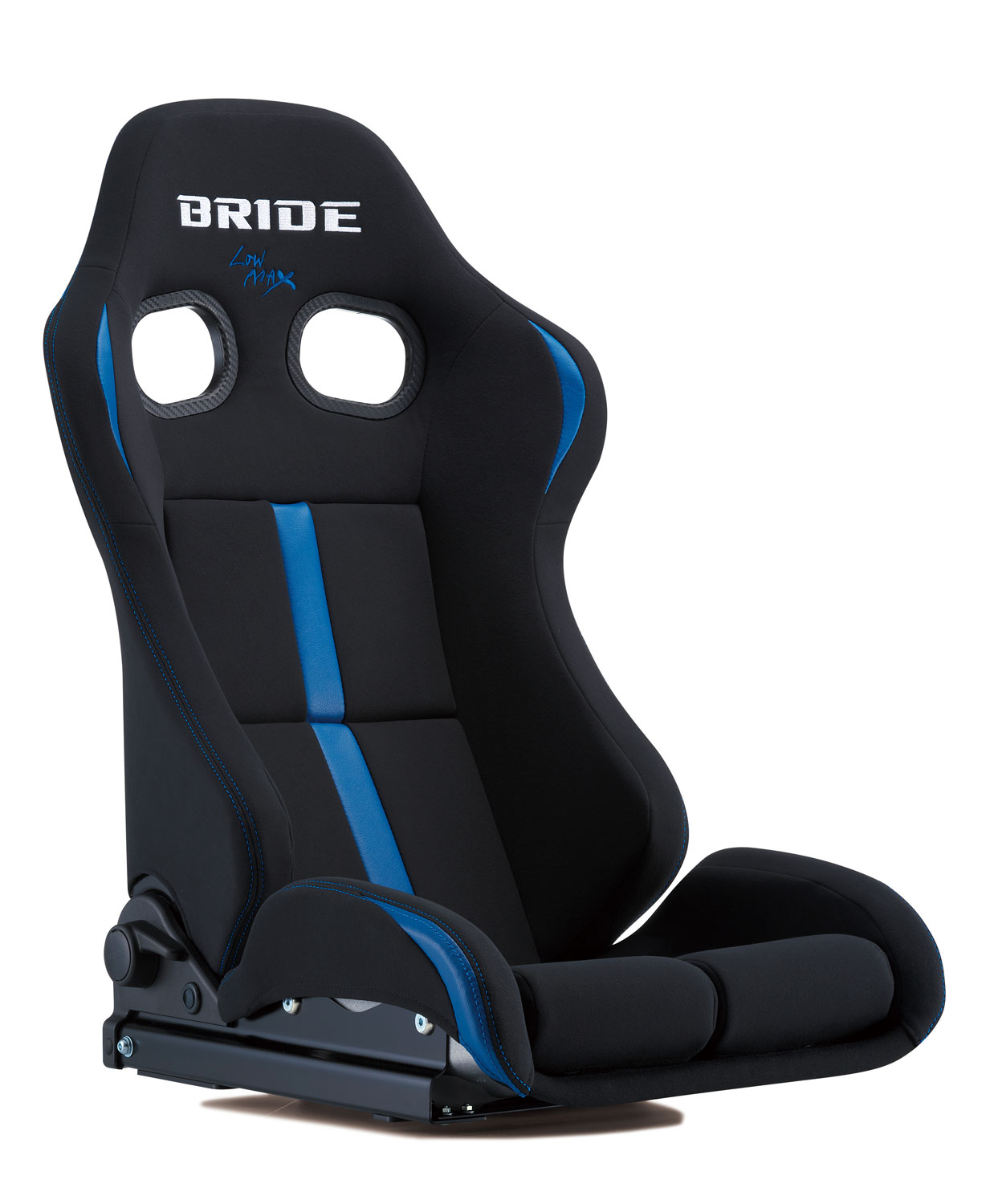 BRIDE ブリッド シート セミバケット STRADIA III REIMS FRP製シルバーシェル ブラック＆ブルー ロークッション 汎用 G72CNF