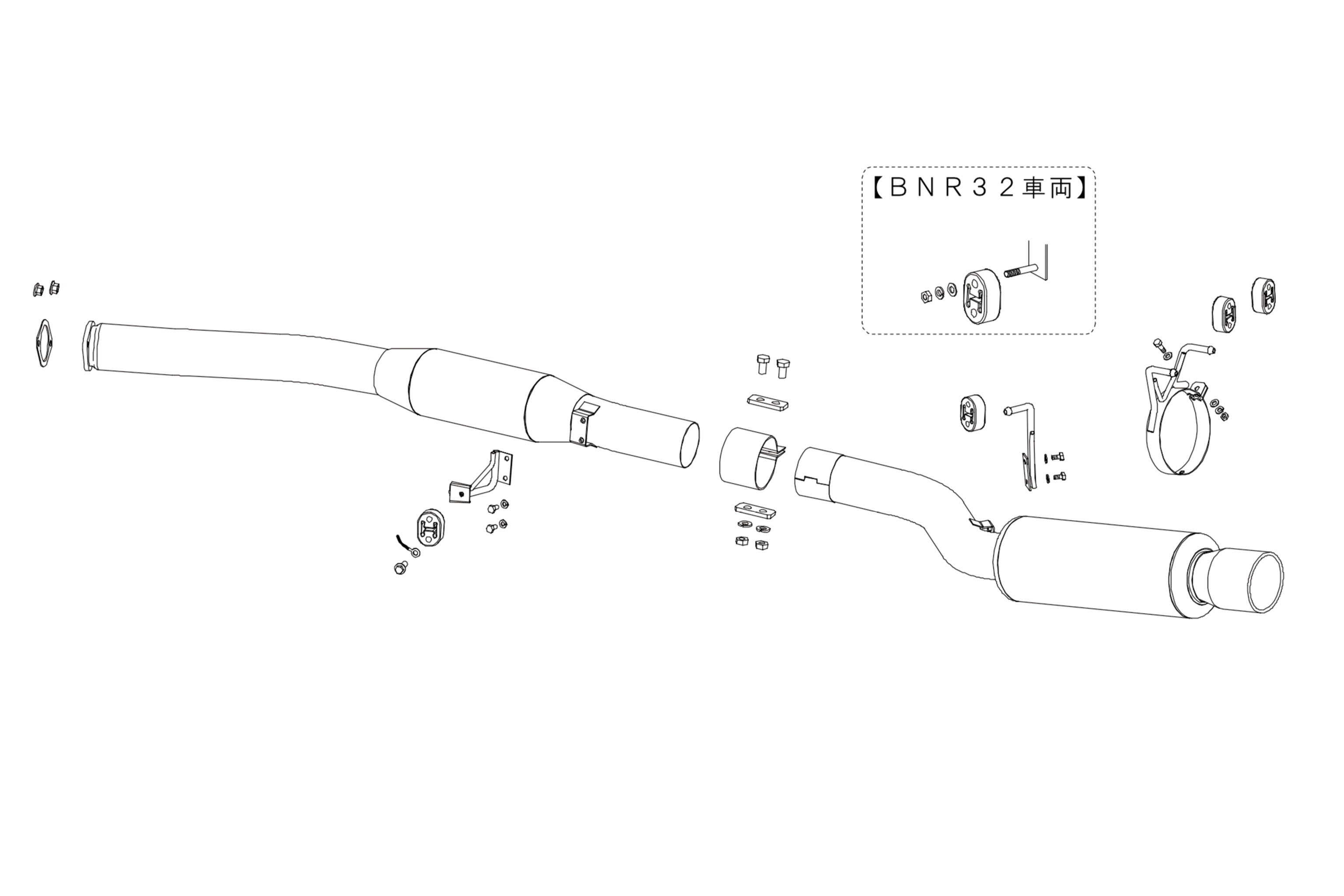 フジツボ Legalis Super R レガリス スーパー アール HNR32 スカイライン GTS-4 RB20DET H1.8～H5.8 300-15167
