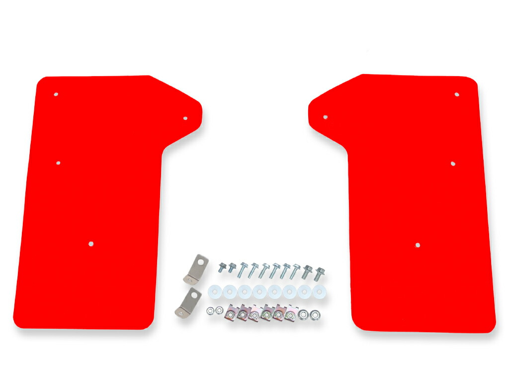 クスコ 4×4 STYLE シールドフラップ スバル フォレスター SK5 CB18 2020.10～ レッド リヤ 左右2枚セット 6A8 851 RR