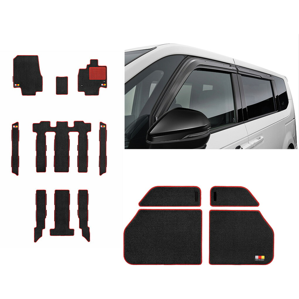 無限 スタンダードセット ステップワゴン STEP WGN RP8-130 2025年5月～ e:HEV車用 CAPTAIN SEAT ブラック&times;レッド 61100XNSK4S0RD｜NMTカスタムパーツ屋 61,057円