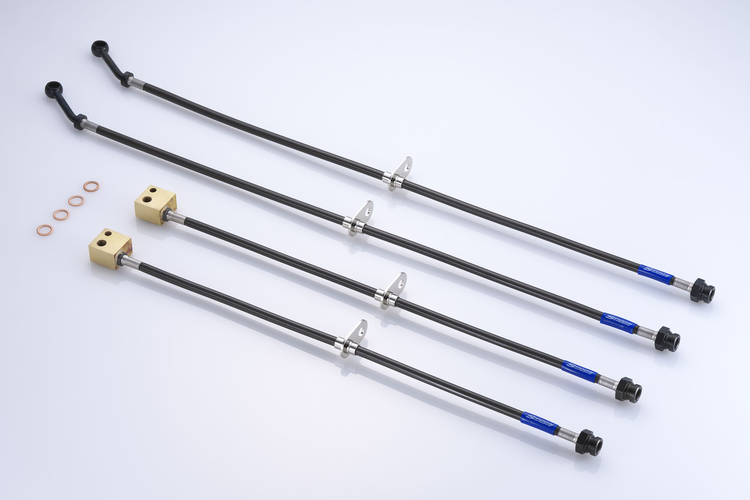 SPOON ブレーキホースセット シビック DBA-FK8 K20C 01460-FK8-000|NMTカスタムパーツ屋
