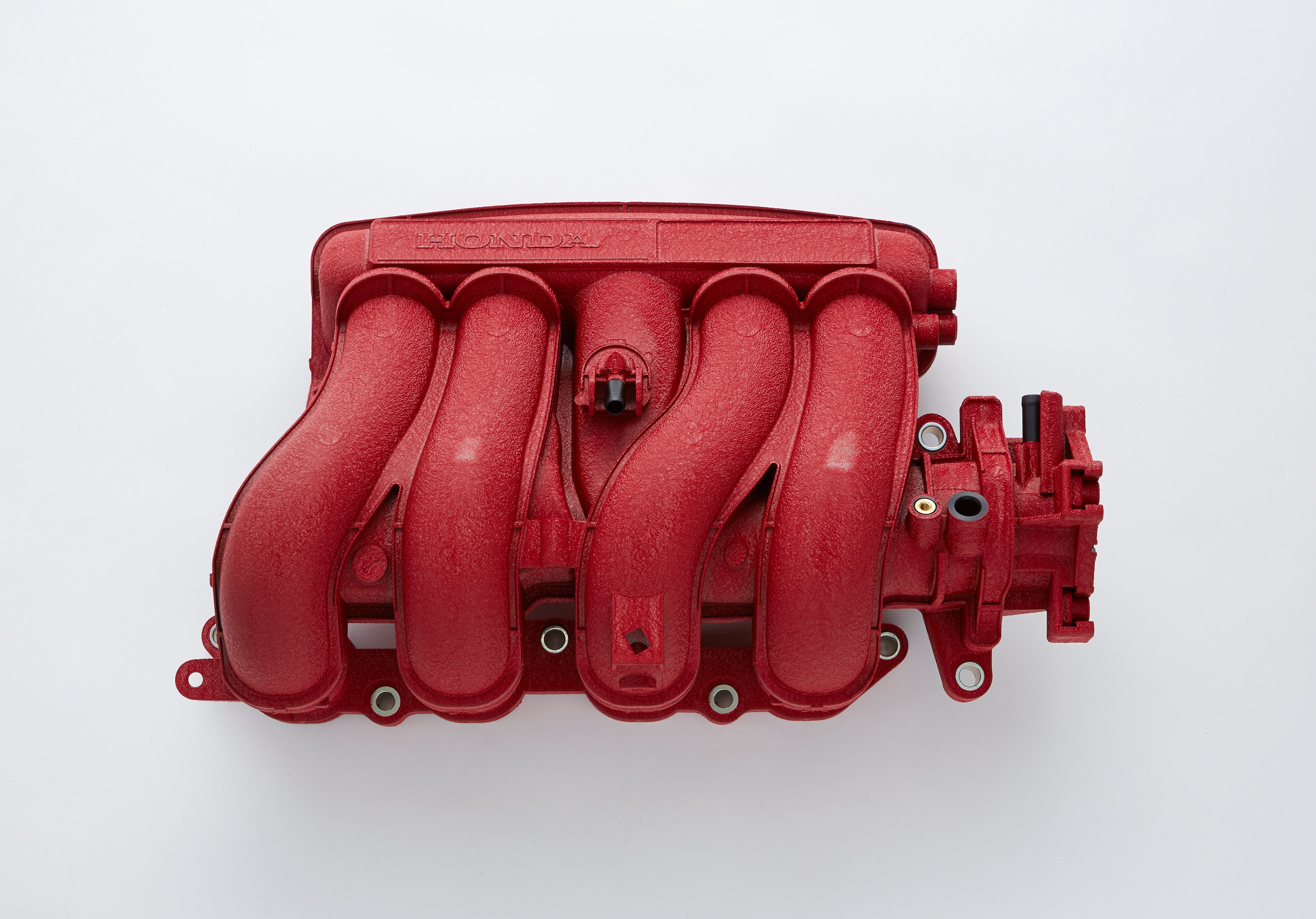 SPOON INTAKE CHAMBER RED フィット DBA-RU2 L15B 17110-GK5-R00