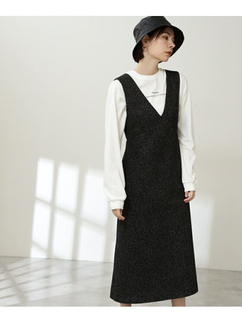 ネップツイードジャンパースカート N Natural Beauty Basic エヌ ナチュラルビューティーベーシック ワンピース ワンピースその他 ネイビー グレー ブラウン 先行予約 送料無料 Rakuten Fashion Mpcarrozzeria It