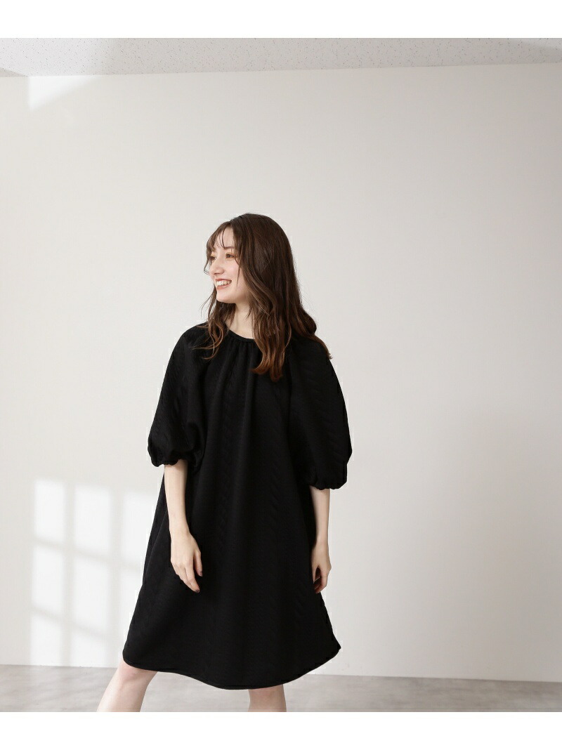 膨れジャガードガウン N Natural Beauty Basic エヌ ナチュラルビューティーベーシック ワンピース ワンピースその他 紅毛 黒いこと 先ざき押さえる 貨物輸送無料 Rakuten Fashion Expomujerescolombia Com Co