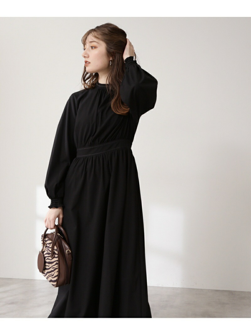 ステッチパフローブ N Natural Beauty Basic エヌ ナチュラルビューティーベーシック ワンピース ワンピースその他 パープル ネグロ 薄墨 送料無料 Rakuten Fashion Effie Europe Com