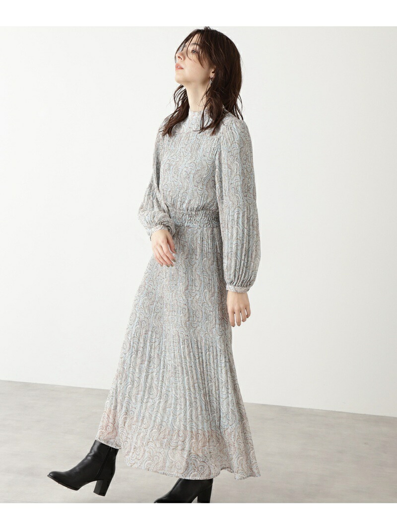 ラッピング不可 Fashion マジョリカプリーツプリントワンピース Rakuten N ホワイト 先行予約 送料無料 ブルー ワンピースその他 ワンピース ナチュラルビューティーベーシック エヌ Basic Beauty Natural ワンピース Www Lhtech Net Br