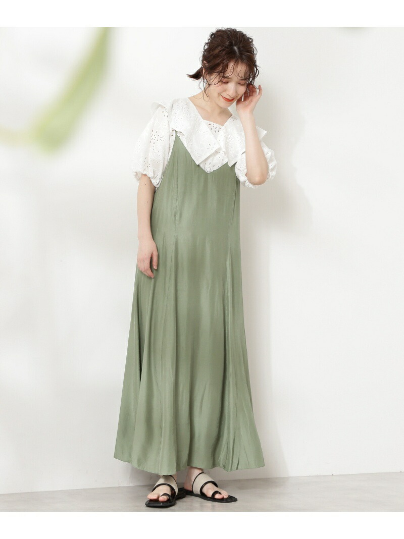 レディースファッション ワンピース Beauty Natural N バックボタンキャミワンピース Basic Fashion ベージュ 送料無料 Rakuten ブラック カーキ ワンピースその他 ワンピース ナチュラルビューティーベーシック エヌ いラインアップ Www Fontes Co Jp