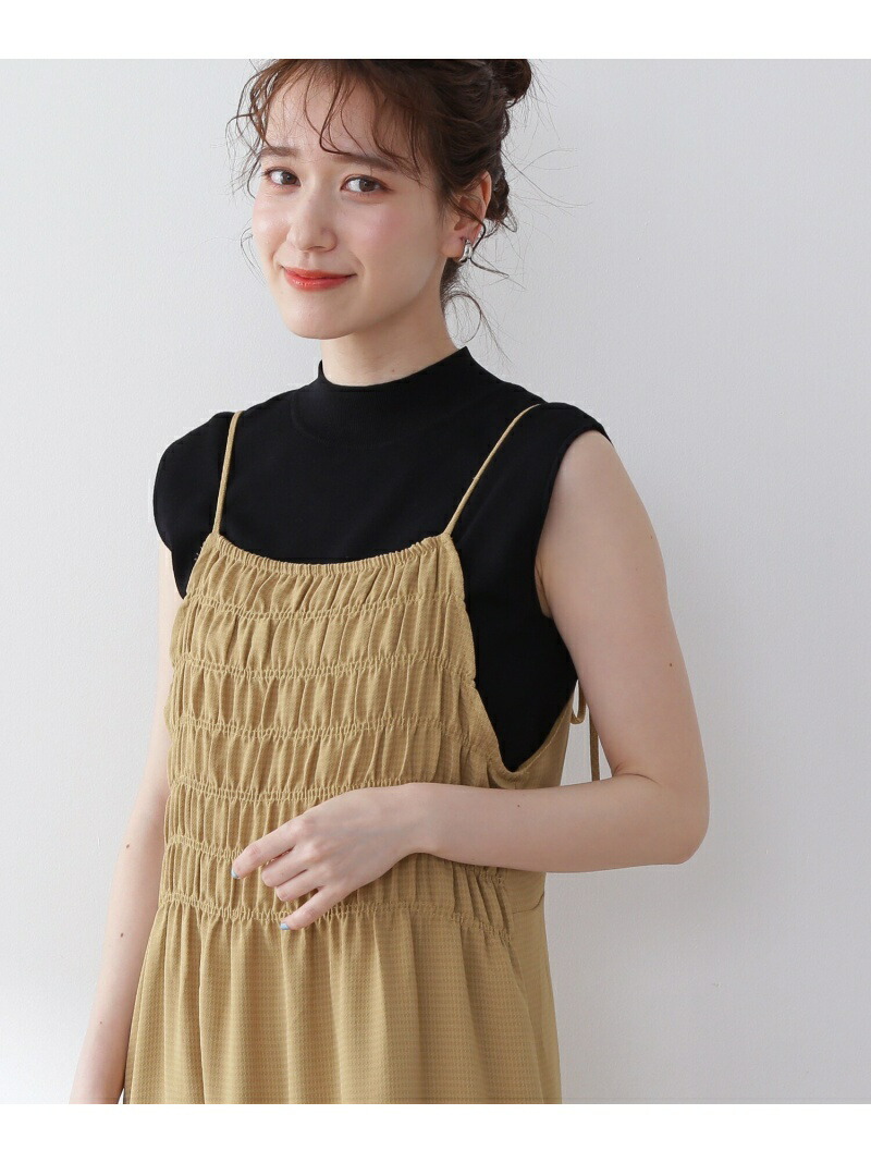 総針ボトルネックノースリーブニット N エヌ Beauty Natural ナチュラルビューティーベーシック Basic