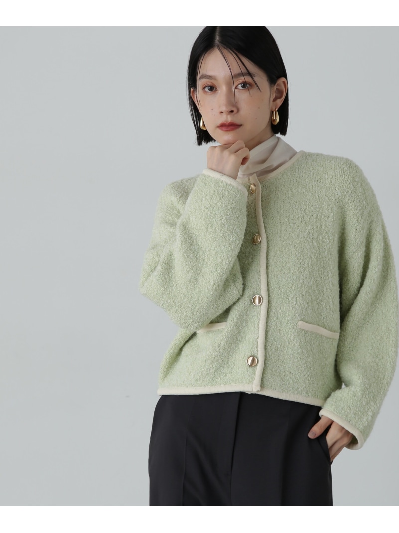 楽天市場】【SALE／50%OFF】ツイードライクショートニット